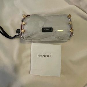 NWOT HAMMITT clear makeup bag